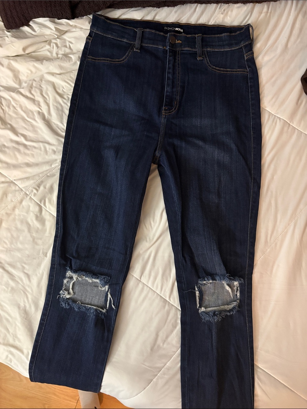 Fashion nova skinny jeans dark wash